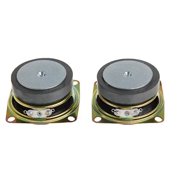 

2pcs 2" inch 53mm 4Ohm 3W Full Range Audio Speaker Stereo Woofer Loudspeaker