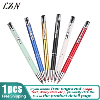 

LZN New Bigger Ballpoint Pen Office Supplies School Pen Button Ballpoint Pen For Business Gifts Writing Office School Supplies