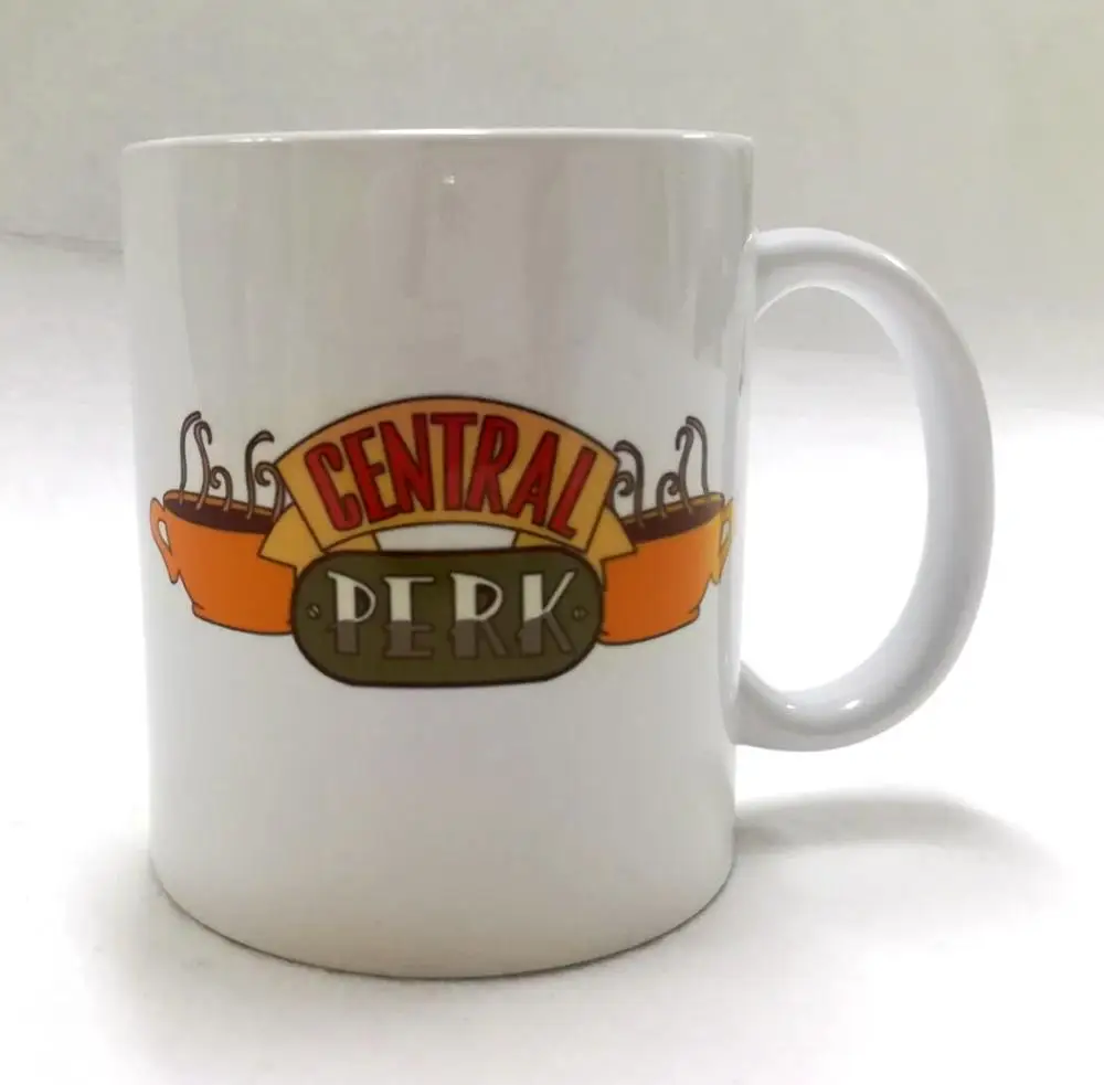 Friends TV Show Series Gifts Keyring Central Perk Coffee Cup Mug Keychain 