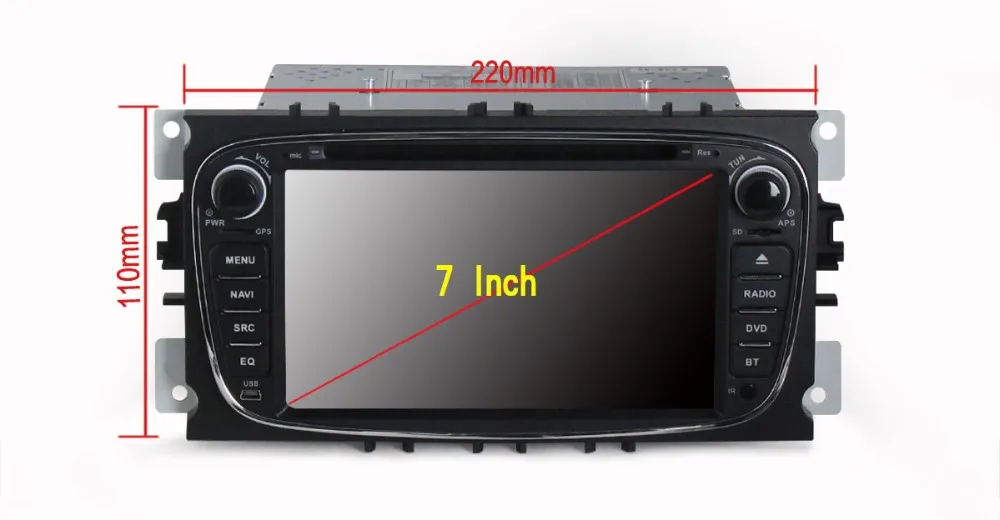 Excellent Two Din 7 Inch Car DVD Player Android7.1 For FORD/Focus/S-MAX/Mondeo/C-MAX/Galaxy Quad Core Wifi GPS Navigation Radio FM USB 2 Excellent Two Din 7 Inch Car DVD Player Android7.1 For FORD/Focus/S-MAX/Mondeo/C-MAX/Galaxy Quad Core Wifi GPS Navigation Radio FM USB 2