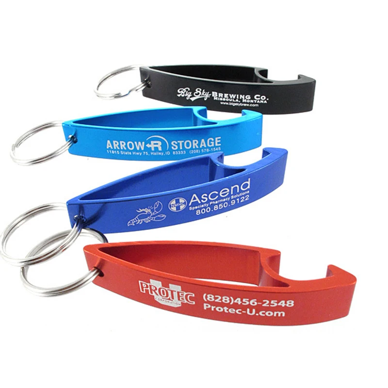 Пользовательский логотип металлический алюминиевый открывалка для бутылок