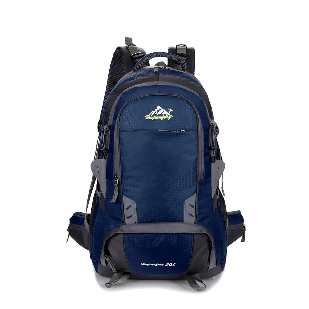 

50L Men Women Climbing Rucksack Waterproof Outdoor Backpack Sport Bag Travel Laptop Daypack Cycling Hiking Backpack Camping Bag