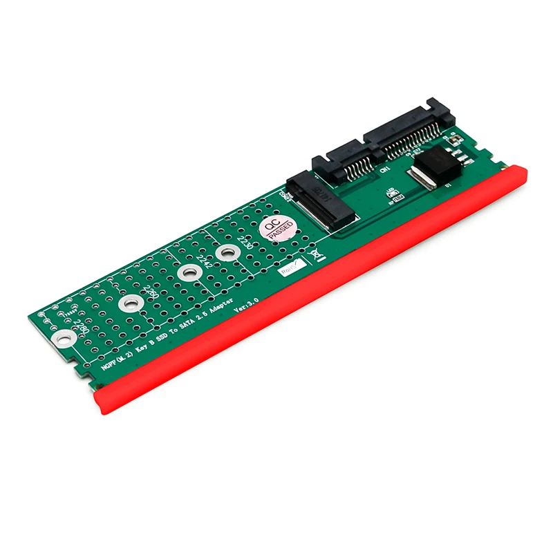 M.2 NGFF B Key SATA Bus SSD для адаптера SATA3 разъем DDR плата расширения памяти Райзер Suppor 2230 2242