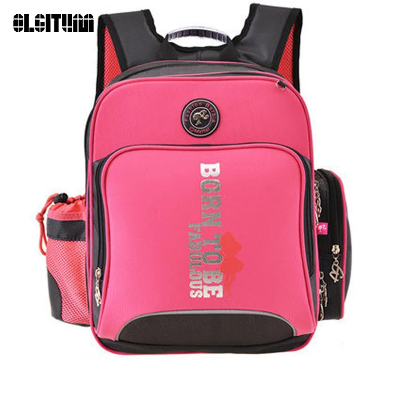 children backpack Barbie orthopedic ergonomic elementary books child portfolio for class grade1 4 for girls school
