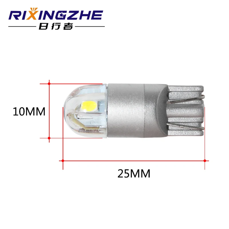 RXZ 4 шт. светодиодный T10 W5W без ошибок 3030 T10 светодиодный для парковочные фары автомобиля Габаритные лампы Интерьер Потолочные плафоны дневные ходовые огни 12V Белый с can-bus