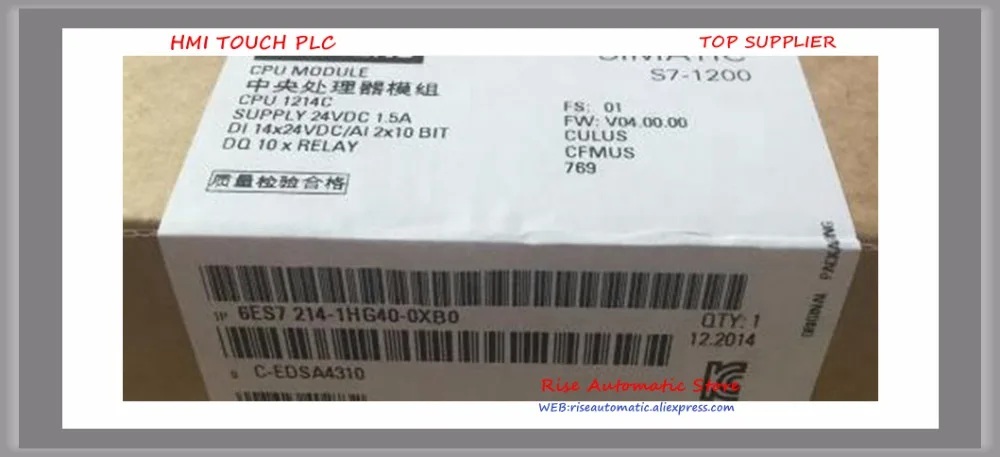 Muslimb S7-1200 1214C Muslimcompact Dc/Dc/Relay Nuovo Originale 6 Es7 Muslimate