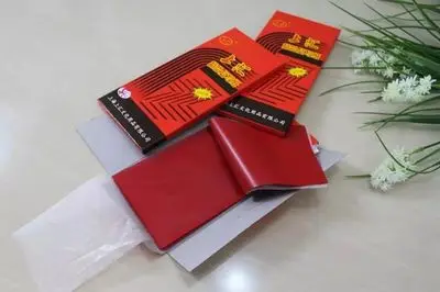 100pcs pack 48K double-sided red carbon paper 18.5X8.5cm transfer carbon paper