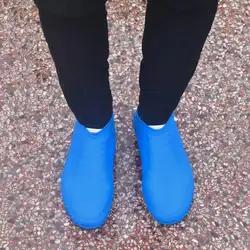 Новый Открытый Велоспорт Пешие прогулки силиконовые водонепроницаемые противоскользящие туфли Чехлы для обуви