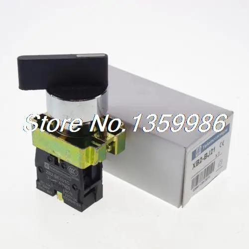 

4PCS XB2BJ21C NO 2 Positions Maintained Extended Lever Select Selector Switch