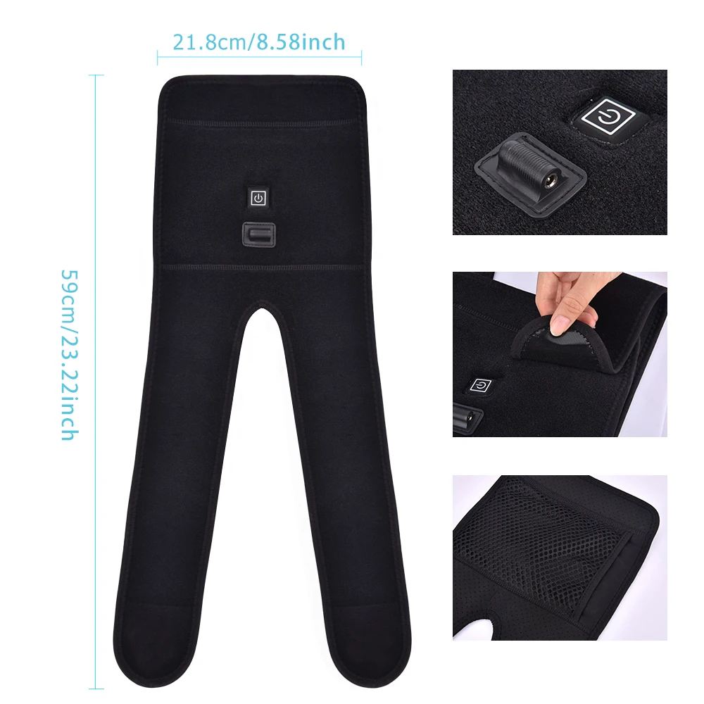 Knee Brace Pads Physiotherapy Heating Therapy Knee Support Brace Old Cold Leg Arthritis Injury Pain Rheumatism 5