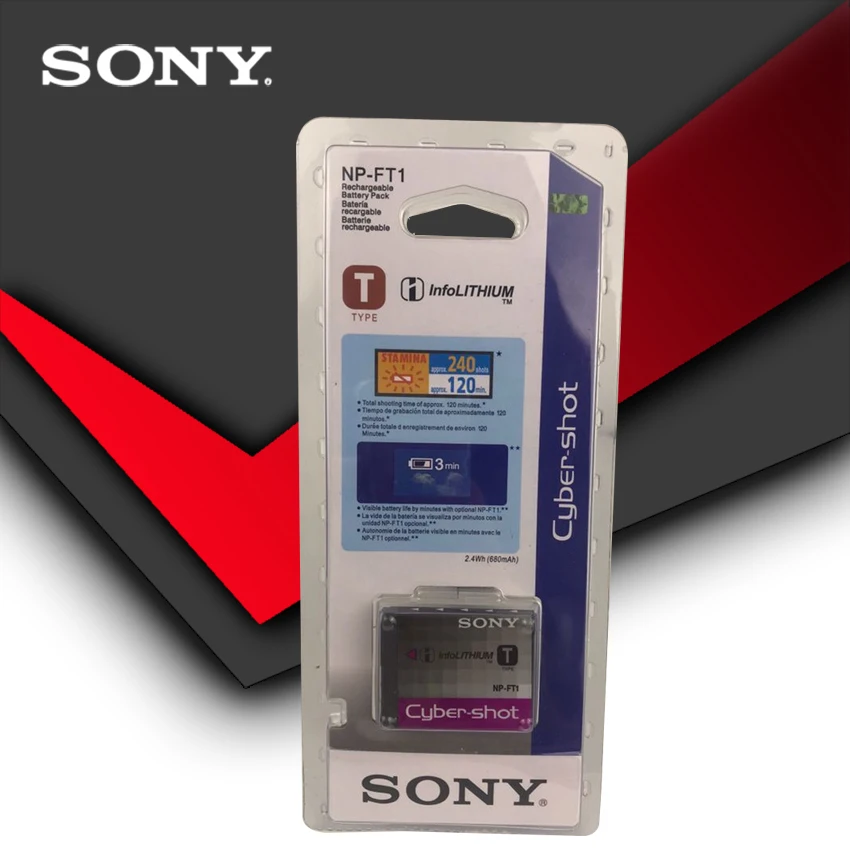 Оригинальный аккумулятор Sony для камеры NP FT1 DSC T11 T5 T9 T10 T3 T33 T1 L1 M1 M2 T10|Цифровые