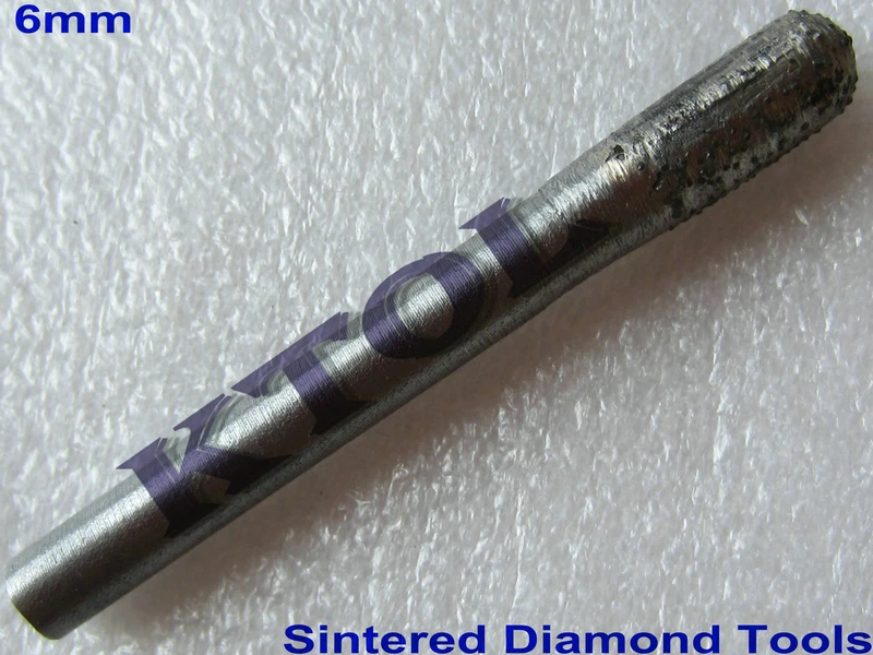 5pcs 6mm SO Durable Sintered Diamond Stone Engraving Tools for 3D