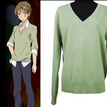 Свитер с рисунком куколки, пуловер с длинными рукавами, зеленый светильник с анимацией вокруг костюмов JK