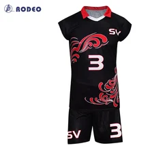 VB004 Rodeo сублимация мужской, женщин, детей сухой подходят волейбол равномерное индивидуальные Дизайн полный размер OEM логотипы, имя Числа