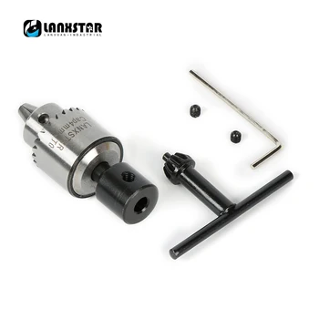 

Lanxstar PCB CNC DIY Drill Electric Chuck Adapter Mini 0.3-4mmJTO Set Precision Chuck For Diameter 5mm 775Motor Shaft Chuck