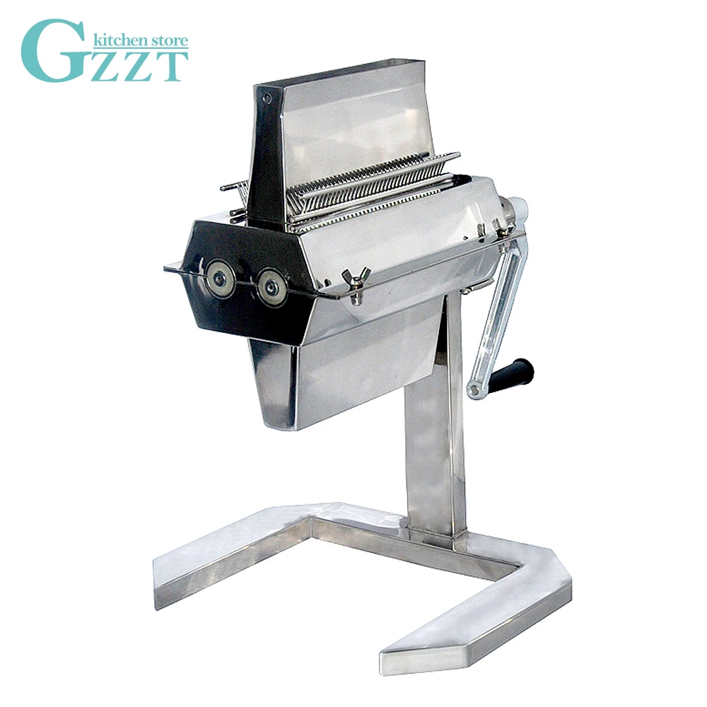 Commercial Manual Meat Tenderizer Processing Machine 5" Wide Stainless Steel Blades 27*2 Knifes Kitchen Tool Meat Poultry Tool