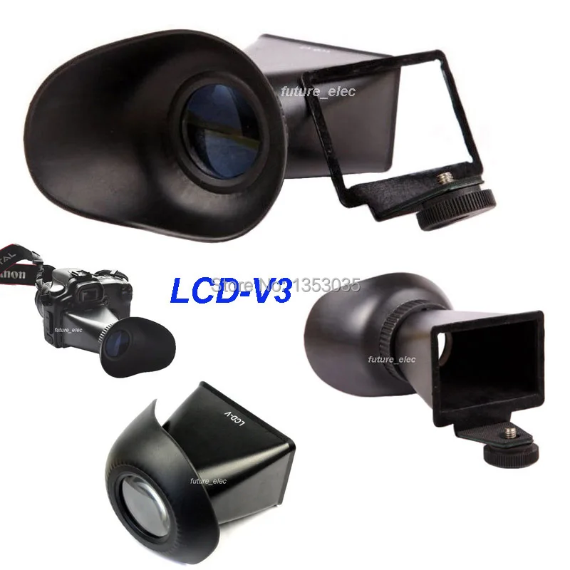 

Pr Eye Cup LCD-V3 2.8x Magnification Magnifier LCD V3 Viewfinder Extender Eyecup 3" for Canon EOS 600D Rebel T3i 60D DSLR Camera