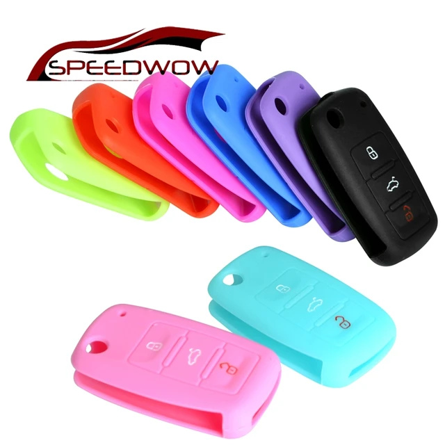 Buy SPEEDWOW 1PCS Car Silicone Rubber Cover Car Key