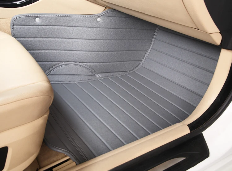 

5seats car seat cushion waterproof XPE material non slip full surrounded car floor mats for Volkswagen Sagitar new and old 5seat