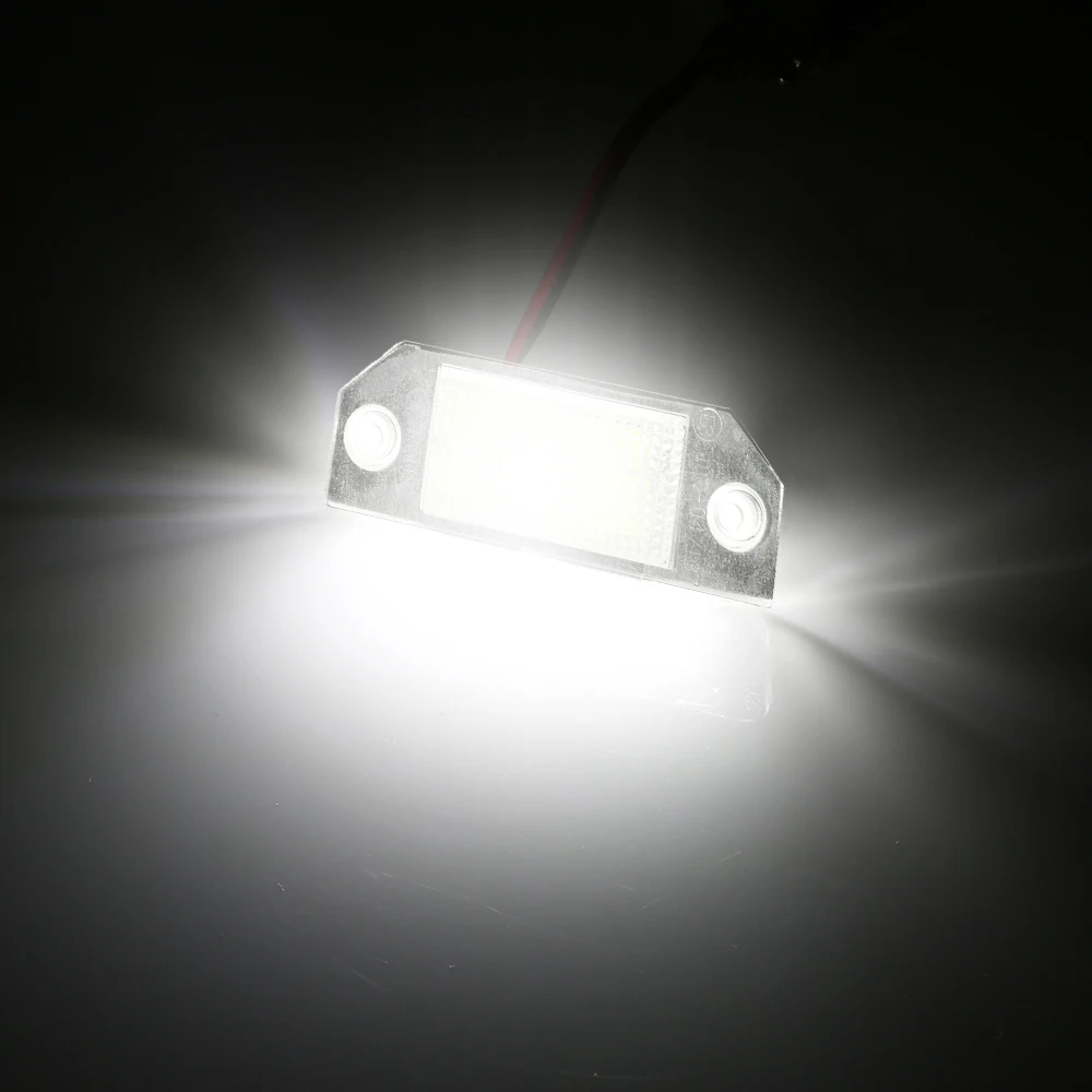 2 шт. светодиодный номер Подсветка регистрационного номера чистый белый Цвет номерной знак света лампы для Ford Focus C-MAX MK2 03-08