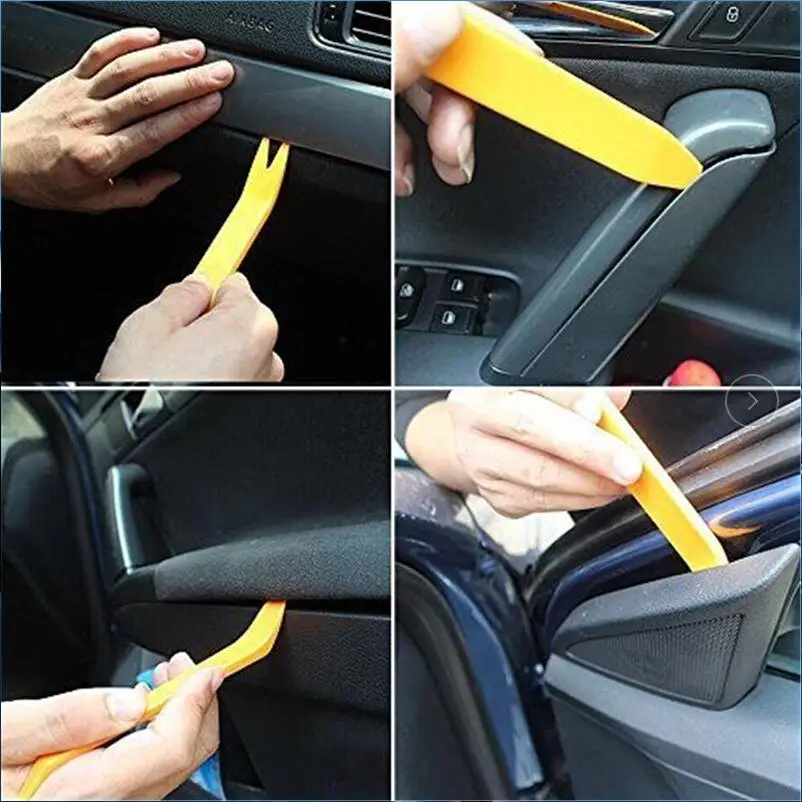 

12Pcs Plastic Removal Installer Tool Kit Audio Disassembly Tool For Land Rover Discovery 3 4 R4 LR2 Range Rover Evoque Sport Dan
