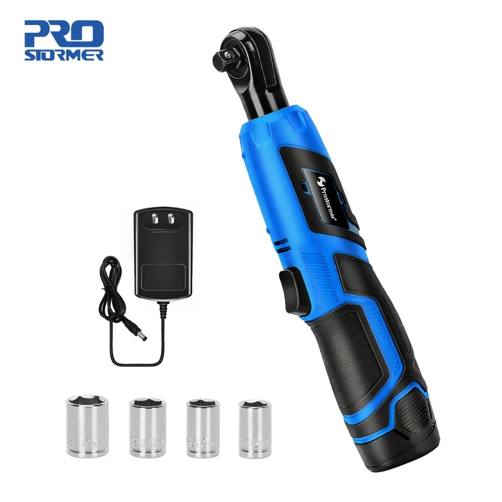 PROSTORMER 12вольт беспроводный Электрический трещотка гаечный ключ 3/8