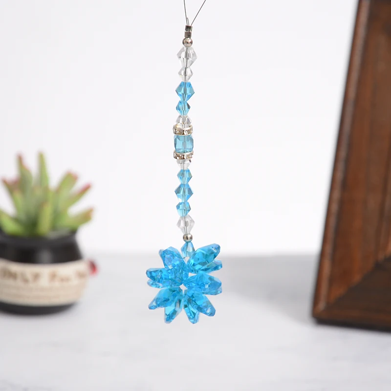 1 шт. Хрустальное Сверкающее зеркало Starburst Suncatcher подвесное заднего вида