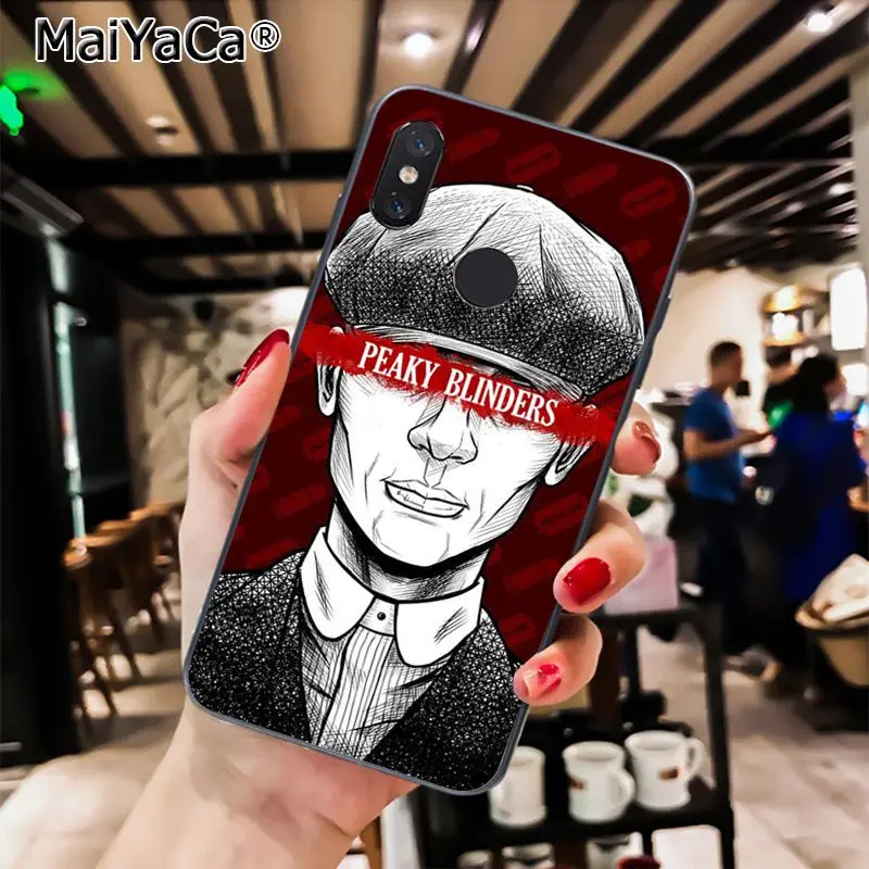 MaiYaCa Peaky BLINDER DIY печать рисунок чехол для телефона для Xiaomi Redmi4X 6A S2 Go Redmi 5 5Plus Note4 Note5 7 Note6Pro