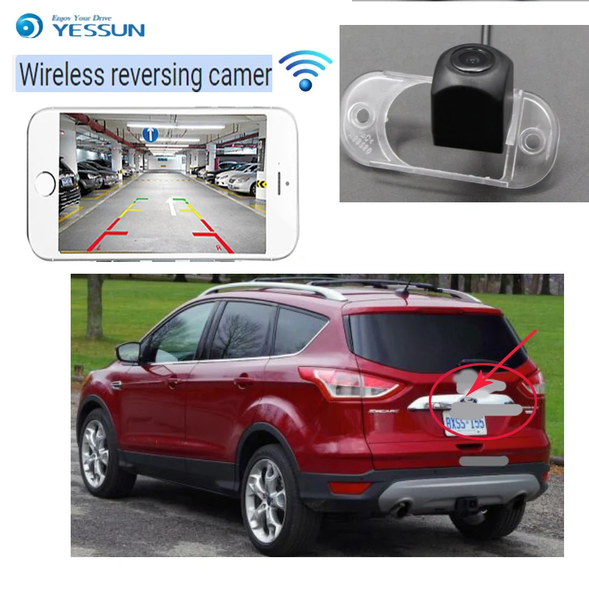 wireless rear view camera For Hawtai Bolgheri 2011~2014  Hyundai Santa Fe GLS (US) 2010 2012 CAR HD   wireless  camera