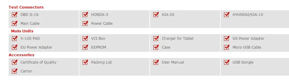 XTOOL X100 PAD профессиональный Авто Ключ Программист X100 Pad со специальной функцией бесплатное обновление онлайн срок службы