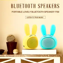 2018 Новый стерео звук мини кролика Беспроводной Bluetooth Динамик S Портативный для телефона компьютер PC мощный blutooth бас Динамик