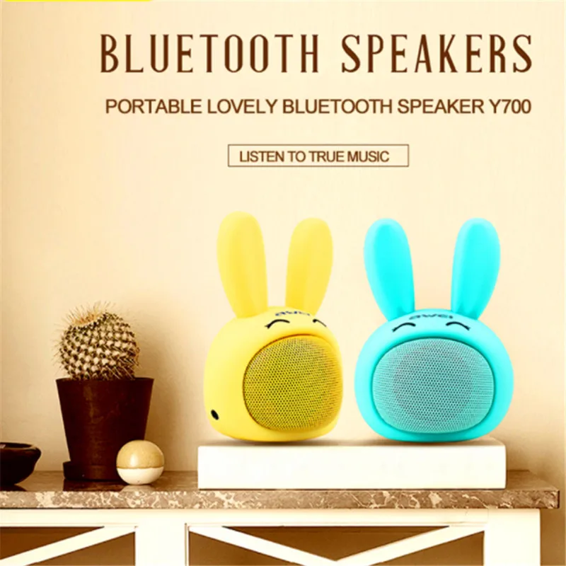 

2018 New Stereo Sound Mini Rabbit Wireless Bluetooth Speakers Portable For Phone Computer PC Powerful Blutooth Bass Speaker