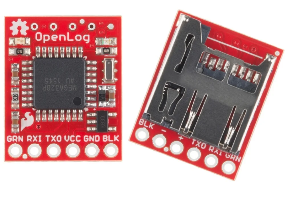Logger Openlog Serial Data Open Source Recorder ATmega328 Support Micro SD