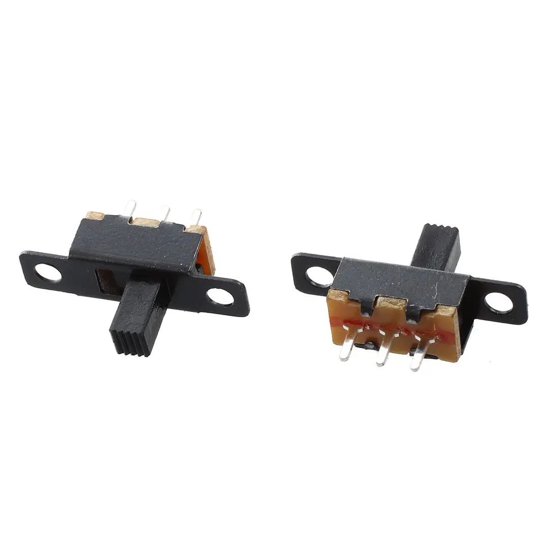 50 шт. x DC в 0.5A 2 положения 1P2T SPDT панель PCB вертикальный скользящий переключатель 3