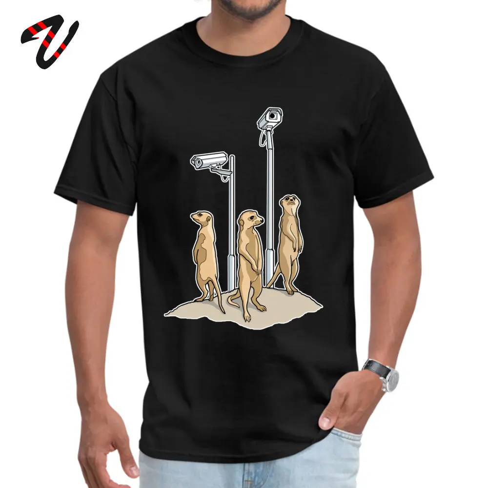 

Meerkat CCTV Camisa Voltron Sleeve Tees Summer/Autumn Crew Neck 100% Punk Man Top T-shirts Camisa Tee-Shirts Hot Sale
