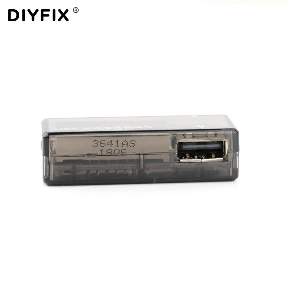 USB тестер DIYFIX цифровой амперметр для измерения напряжения и силы тока в сотовом