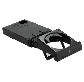 

1pc Multifunctional Cup Holder Black For AUDI A6 C5 98-05 A4 98-02 Car Air-Outlet Folding Bottle Drink With Fan Keep Temperature