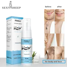Hair Growth Removal Inhibitor Serum Oil Spray Beard Bikini Intimate Face Legs Body Armpit Painless Hair Remover