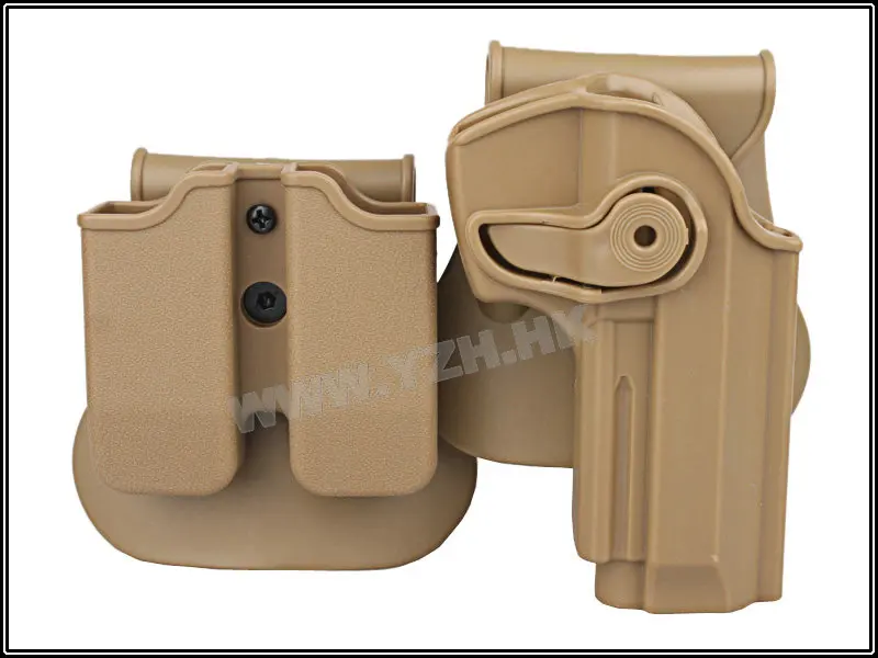 IMI оборона полимерное удержание Roto кобура и двойной журнал подходит Beretta 92/96/M9