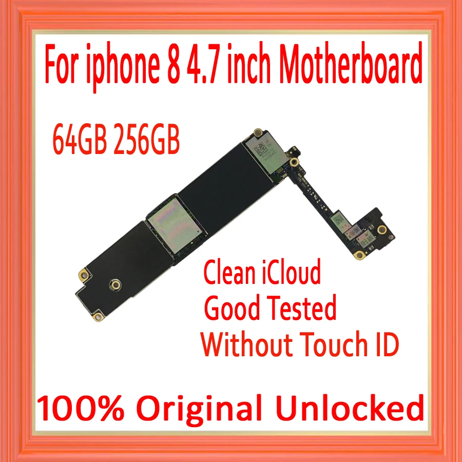 Материнская плата без iCloud для iPhone 8 Touch ID оригинальная разблокированная