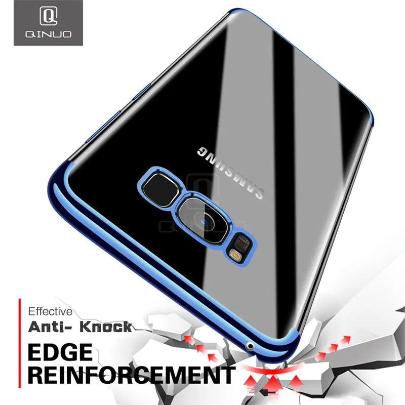 

Clear Soft Silicon Plating Case For Samsung S10 S8 S9 Plus S6 S7 Edge A3 5 6 7 8 2016 2017 2018 A9 Star Lite Telefon kilifi Capa