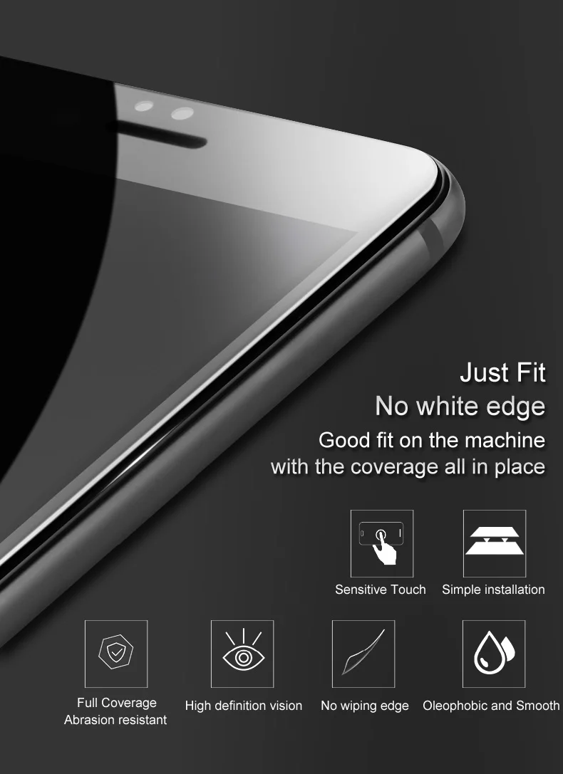 Защитное стекло Wolfsay закаленное для Sony Xperia XA1 Plus G3412 2 шт.|screen protector tempered glass|tempered