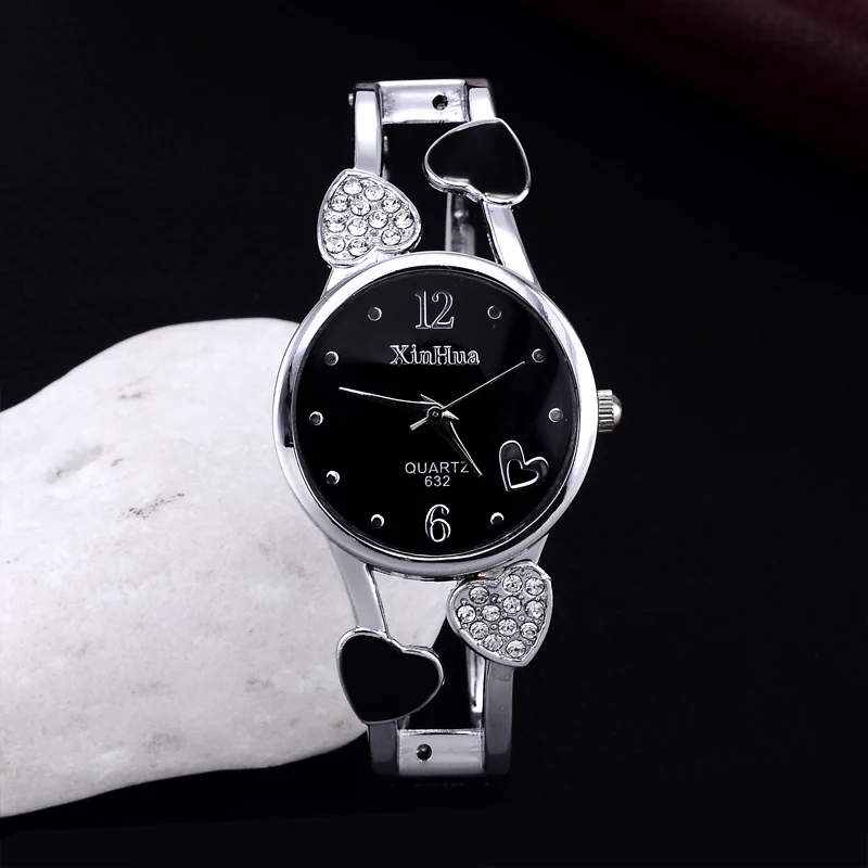 

Women Luxury Bracelet Watches Ladies Elegant Fashion Clock Heart Design Womens Wrist Watch Female reloj mujer relogio feminino