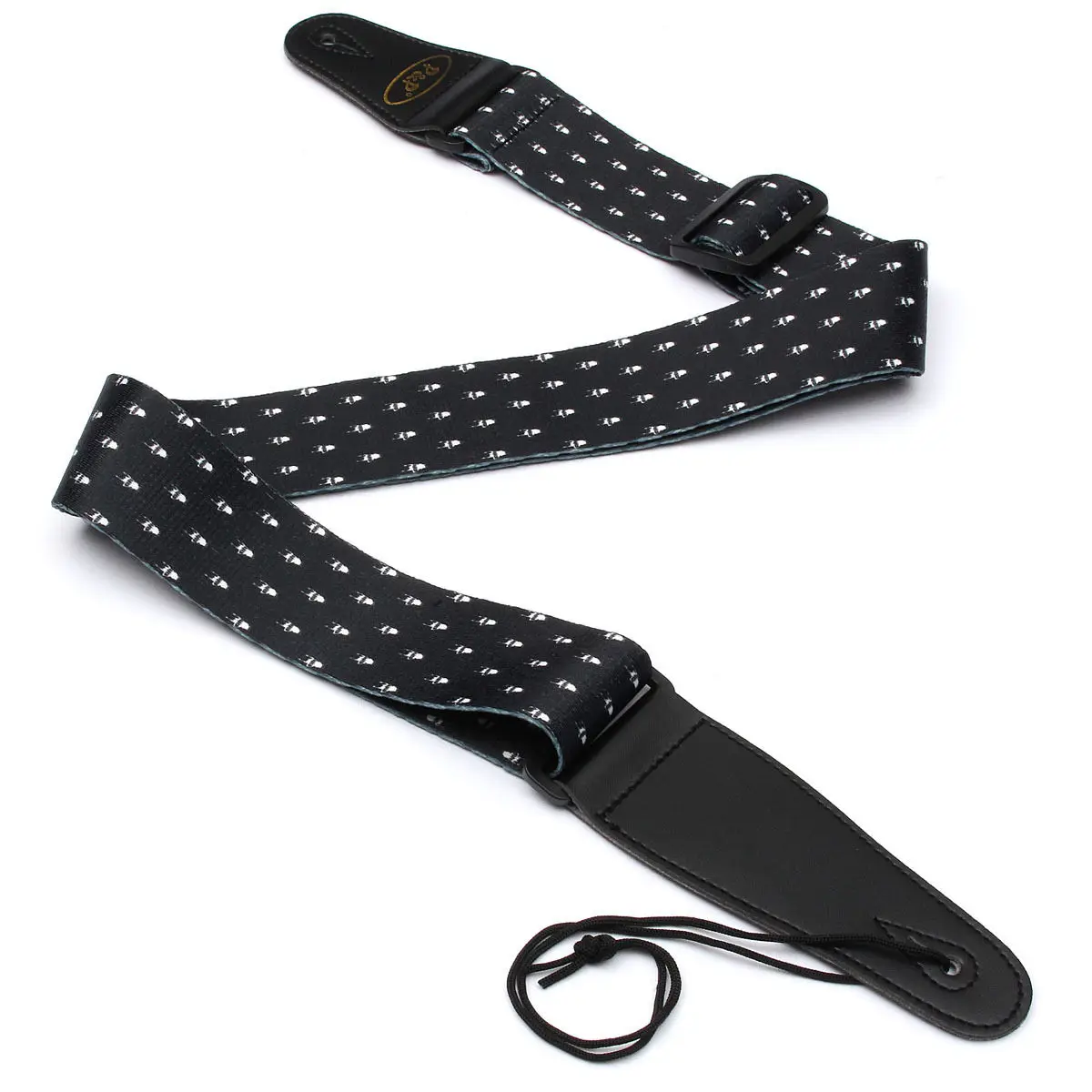 Adjustable Black Cool Guitar Belt Strap For Electric Bass Acoustic/Folk