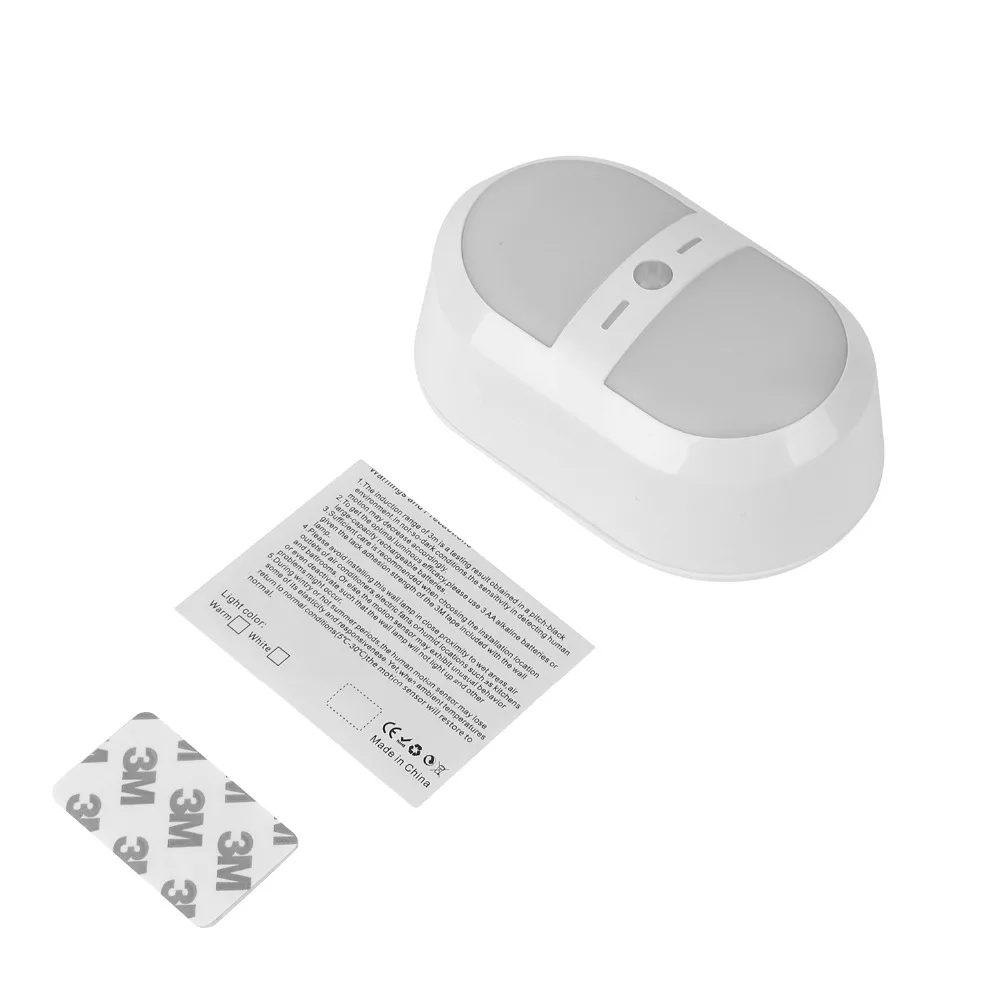  JXSFLYE LED wall Light Wireless Automatic PIR Motion Sensor Activated Induction Light Lamp Indoor & - 32962676430