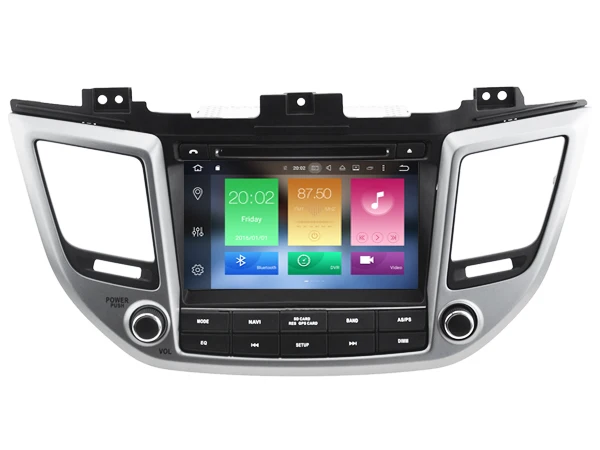 Excellent Ips screen Android 8.0 Car Dvd Navi Player FOR HYUNDAI ix35 2016/Tucson (Left) gps auto stereo audio multimedia 1
