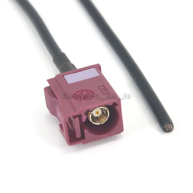 

(10pcs/lot) Extension cable pigtail cable RG174 15CM Fakra D female Jack connector GSM antenna