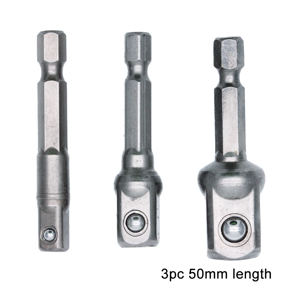 Шестигранный хвостовик гаечный ключ привод мощность головка для дрели адаптер гнездо Удлинительный наконечник адаптер Набор 1/4 3/8 1/2 отвертка инструменты