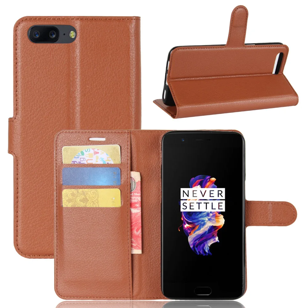 

ASTUBIA Case For Oneplus 5T Case For Oneplus 6 Flip Case Wallet PU Leather Cover Magnetic Silicon Case For One plus 6 5 5T Cover