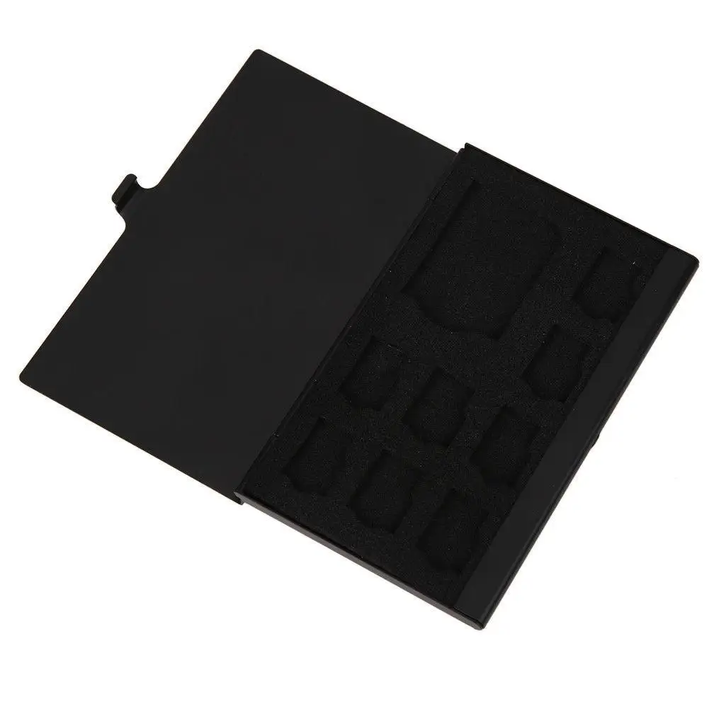 Новый моноlayer алюминиевый сплав 1SD 8TF карты Micro памяти чехол для хранения коробка держатель
